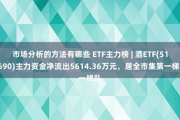 市场分析的方法有哪些 ETF主力榜 | 酒ETF(512690)主力资金净流出5614.36万元，居全市集第一梯队